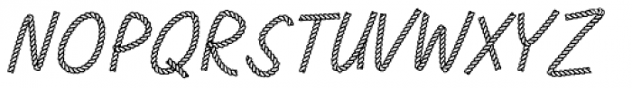 Rodeo Rope Headline Font LOWERCASE