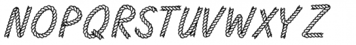 Rodeo Rope Superchunk Font UPPERCASE