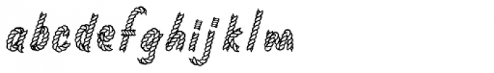 Rodeo Rope Superchunk Font LOWERCASE