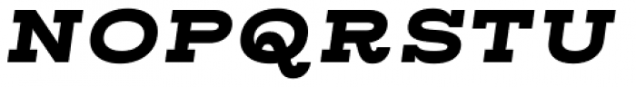 Rodeqa Slab 4F Bold Italic Font UPPERCASE
