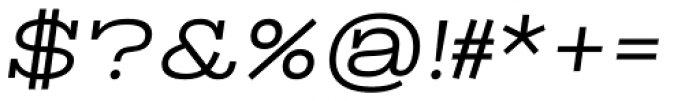 Rodeqa Slab 4F Italic Font OTHER CHARS