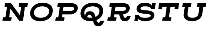 Rodeqa Slab 4F SemiBold Italic Font UPPERCASE