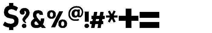Roder Font OTHER CHARS