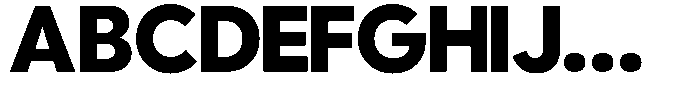 Roder Font UPPERCASE