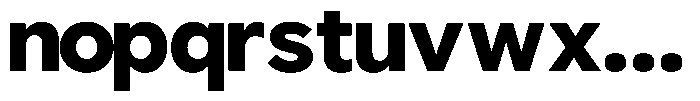 Roder Font LOWERCASE