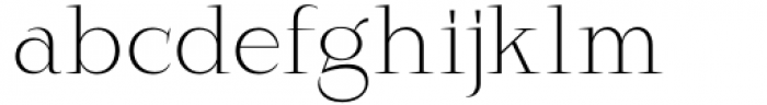 Rodest  Extra Light Font LOWERCASE