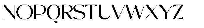 Rodhetty Font UPPERCASE