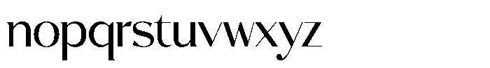 Rodhetty Font LOWERCASE