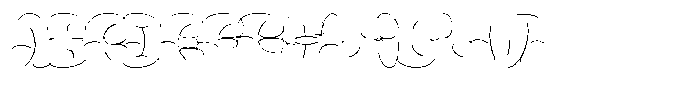 Rodino Outline Font UPPERCASE