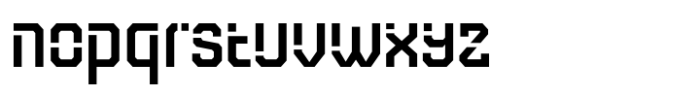 Rodkey Stencil Font LOWERCASE