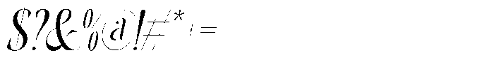 Roelvo Italic Font OTHER CHARS