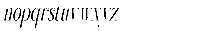 Roelvo Italic Font LOWERCASE