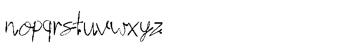 Rofael Font LOWERCASE