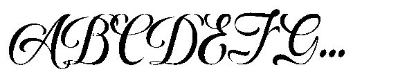 Roffelia Font UPPERCASE