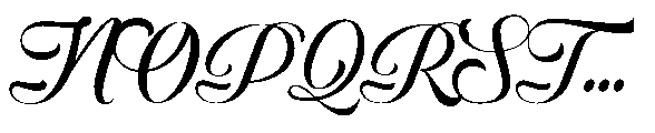 Roffelia Font UPPERCASE