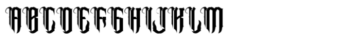 Roffes Brawry Font UPPERCASE