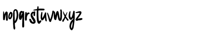 Rofikane Brush Font LOWERCASE