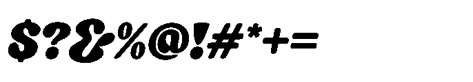 Roflake Italic Font OTHER CHARS