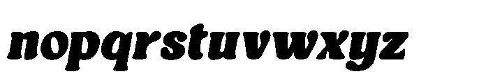 Roflake Italic Font LOWERCASE
