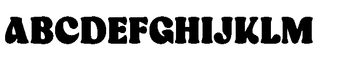 Roflake Regular Font UPPERCASE
