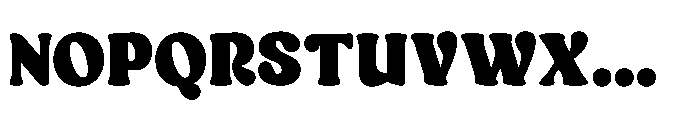 Roflake Regular Font UPPERCASE