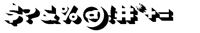 Roften Extrude Font OTHER CHARS