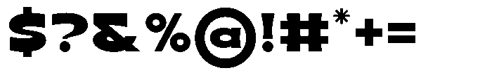 Roften Regular Font OTHER CHARS