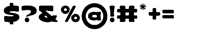 Roften Rounded Font OTHER CHARS