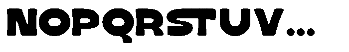 Roften Rounded Font UPPERCASE