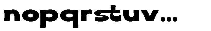 Roften Rounded Font LOWERCASE