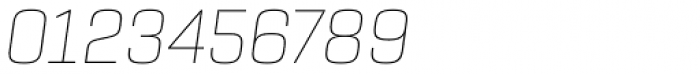 Rogan Thin Italic Font OTHER CHARS