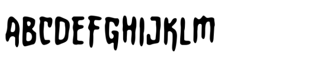 Rogback Blur Font UPPERCASE