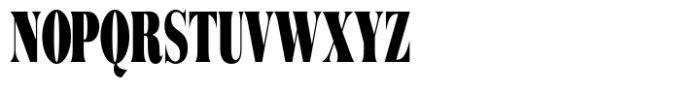 Rogersa Black Condensed Font UPPERCASE