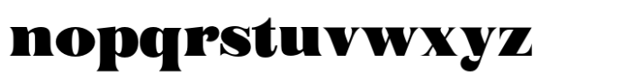 Rogersa Black Expanded Font LOWERCASE