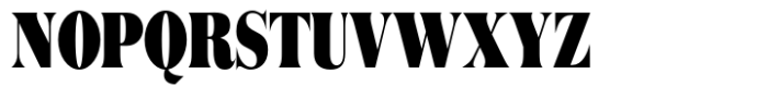 Rogersa Black Semi Condensed Font UPPERCASE