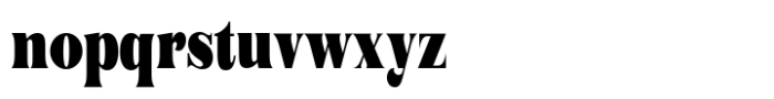 Rogersa Black Semi Condensed Font LOWERCASE