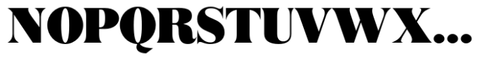 Rogersa Black Semi Expanded Font UPPERCASE