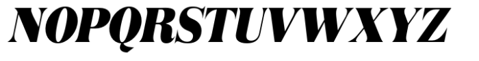Rogersa Black Slant Font UPPERCASE