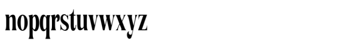 Rogersa Bold Condensed Font LOWERCASE