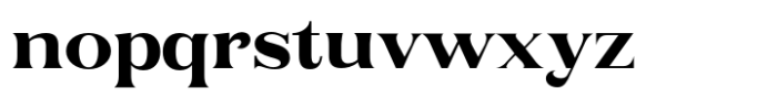 Rogersa Bold Expanded Font LOWERCASE