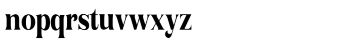 Rogersa Bold Semi Condensed Font LOWERCASE