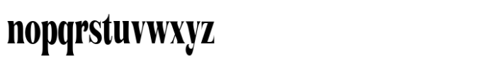 Rogersa Extra Bold Condensed Font LOWERCASE