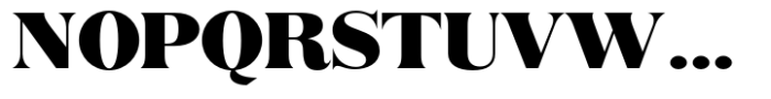 Rogersa Extra Bold Expanded Font UPPERCASE