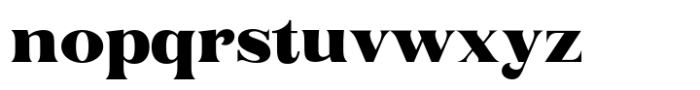 Rogersa Extra Bold Expanded Font LOWERCASE