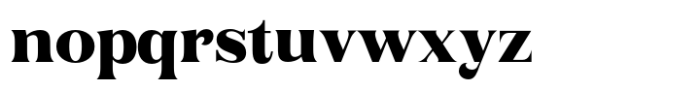 Rogersa Extra Bold Semi Expanded Font LOWERCASE