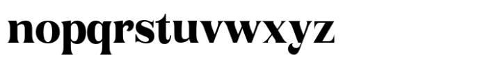 Rogersa Extra Bold Font LOWERCASE