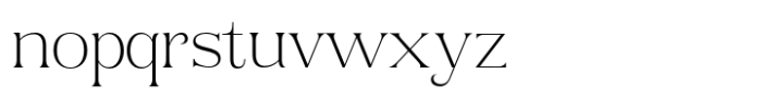 Rogersa Extra Light Font LOWERCASE