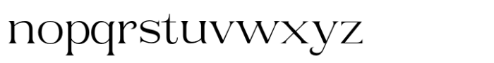 Rogersa Light Semi Expanded Font LOWERCASE