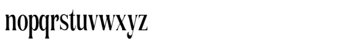 Rogersa Medium Condensed Font LOWERCASE