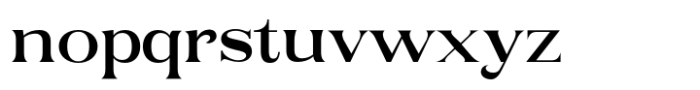 Rogersa Medium Expanded Font LOWERCASE